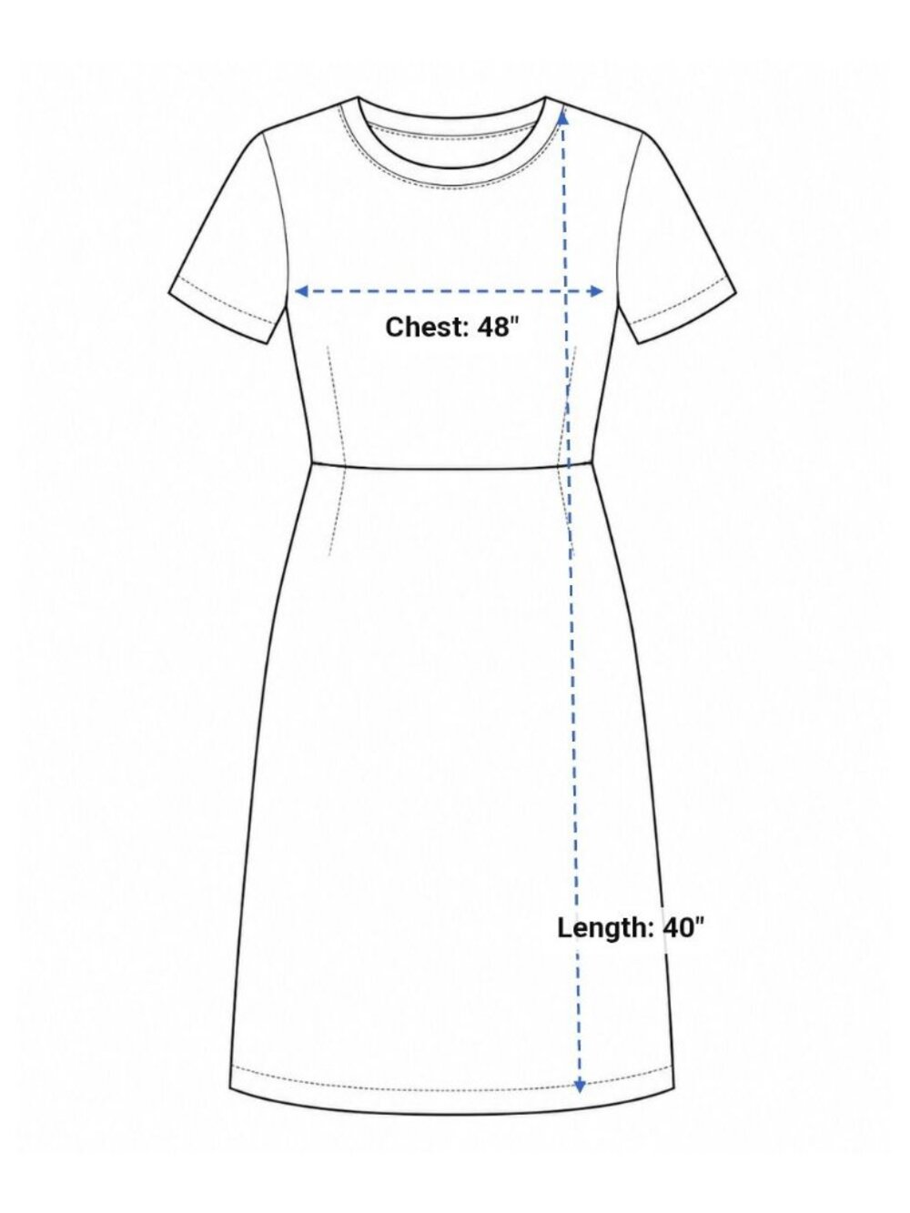 Dokotoo Blue 2XL Smocked Cuff Long Sleeve Tiered Dress Polyester Smocked Cuff - Picture 10 of 10